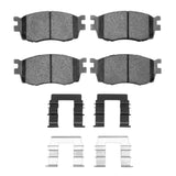 Dynamic Friction 2006-2011 Hyundai Accent Front 5000 Advanced Ceramic Brake Pads and Hardware Kit by Dynamic Friction Company 1551-1156-02