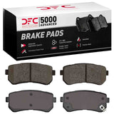 Dynamic Friction 2006-2020 Dodge Attitude (Mexico) Rear 5000 Advanced Ceramic Brake Pads by Dynamic Friction Company 1551-1157-00