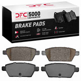 Dynamic Friction 2006-2013 Ford Fusion Rear 5000 Advanced Ceramic Brake Pads by Dynamic Friction Company 1551-1161-00