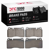 Dynamic Friction 2005-2012 Aston Martin V8 Vantage Front 5000 Advanced Low Metallic Brake Pads by Dynamic Friction Company 1551-1165-19