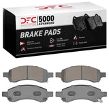 Dynamic Friction 2007-2017 Buick Enclave Front 5000 Advanced Ceramic Brake Pads by Dynamic Friction Company 1551-1169-10