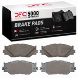 Dynamic Friction 2006-2015 Lexus IS250 Front 5000 Advanced Low Metallic Brake Pads by Dynamic Friction Company 1551-1178-00