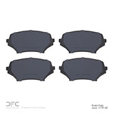 Dynamic Friction 2006-2015 Mazda MX-5 Miata Front 5000 Advanced Low Metallic Brake Pads by Dynamic Friction Company 1551-1179-00