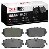 Dynamic Friction 2006-2025 Mazda MX-5 Miata Rear 5000 Advanced Ceramic Brake Pads by Dynamic Friction Company 1551-1180-00