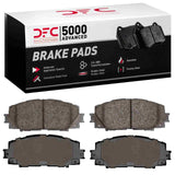 Dynamic Friction 2006-2018 Toyota Yaris (USA/Canada) Front 5000 Advanced Ceramic Brake Pads by Dynamic Friction Company 1551-1184-00