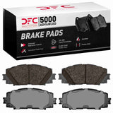 Dynamic Friction 2016-2022 Toyota Prius Front 5000 Advanced Ceramic Brake Pads by Dynamic Friction Company 1551-1184-10