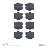 Dynamic Friction 2006-2013 Chevrolet Corvette Rear 5000 Advanced Low Metallic Brake Pads by Dynamic Friction Company 1551-1185-10