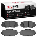 Dynamic Friction 2006-2019 Lexus HS250H Front 5000 Advanced Ceramic Brake Pads by Dynamic Friction Company 1551-1210-00