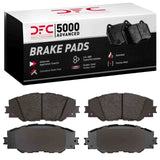 Dynamic Friction 2006-2020 Pontiac Vibe Front 5000 Advanced Ceramic Brake Pads by Dynamic Friction Company 1551-1211-00