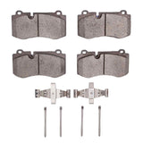Dynamic Friction 2007-2014 Mercedes-Benz S600 Front 5000 Advanced Low Metallic Brake Pads and Hardware Kit by Dynamic Friction Company 1551-1223-01