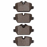 Dynamic Friction 2005-2016 BMW 120i (Mexico) Rear 5000 Advanced Low Metallic Brake Pads by Dynamic Friction Company 1551-1226-00