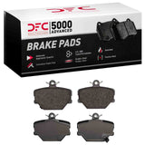 Dynamic Friction 2005-2016 Smart Fortwo Front 5000 Advanced Low Metallic Brake Pads by Dynamic Friction Company 1551-1252-00