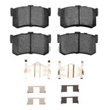 Dynamic Friction 1994-1998 Hyundai Sonata Rear 5000 Advanced Ceramic Brake Pads and Hardware Kit by Dynamic Friction Company 1551-1262-01