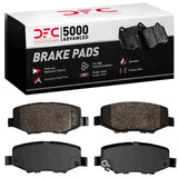 Dynamic Friction 2007-2018 Dodge Nitro Rear 5000 Advanced Semi Metallic Brake Pads by Dynamic Friction Company 1551-1274-00