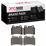 Dynamic Friction 2007-2009 Volkswagen Touareg Rear 5000 Advanced Low Metallic Brake Pads by Dynamic Friction Company 1551-1277-00