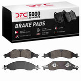 Dynamic Friction 2007-2009 Ford Expedition Front 5000 Advanced Semi Metallic Brake Pads by Dynamic Friction Company 1551-1278-00
