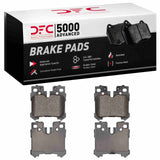 Dynamic Friction 2007-2017 Lexus LS460 Rear 5000 Advanced Low Metallic Brake Pads by Dynamic Friction Company 1551-1283-00