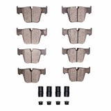 Dynamic Friction 2007-2014 Mercedes-Benz S65 AMG Front 5000 Advanced Low Metallic Brake Pads and Hardware Kit by Dynamic Friction Company 1551-1289-01