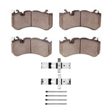 Dynamic Friction 2007-2025 Audi RS7 Front 5000 Advanced Low Metallic Brake Pads and Hardware Kit by Dynamic Friction Company 1551-1291-01