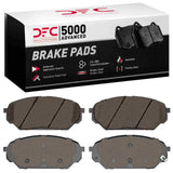 Dynamic Friction 2007-2012 Hyundai Veracruz Front 5000 Advanced Ceramic Brake Pads by Dynamic Friction Company 1551-1301-00