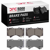 Dynamic Friction 2007-2022 Lexus LX570 Front 5000 Advanced Ceramic Brake Pads by Dynamic Friction Company 1551-1303-00