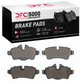 Dynamic Friction 2007-2015 MINI Cooper Clubman Rear 5000 Advanced Low Metallic Brake Pads by Dynamic Friction Company 1551-1309-00