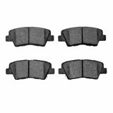 Dynamic Friction 2007-2013 Hyundai Sonata Rear 5000 Advanced Ceramic Brake Pads by Dynamic Friction Company 1551-1313-00