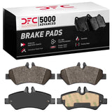 Dynamic Friction 2006-2018 Dodge Sprinter 2500 Rear 5000 Advanced Semi Metallic Brake Pads by Dynamic Friction Company 1551-1317-00