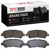 Dynamic Friction 2008-2013 Toyota Highlander Rear 5000 Advanced Ceramic Brake Pads by Dynamic Friction Company 1551-1325-00