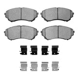 Dynamic Friction 2008-2014 Cadillac CTS Front 5000 Advanced Low Metallic Brake Pads and Hardware Kit by Dynamic Friction Company 1551-1331-01
