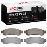 Dynamic Friction 2010-2012 Ford F-250 4WD (Super Duty) Rear 5000 Advanced Semi Metallic Brake Pads by Dynamic Friction Company 1551-1334-00