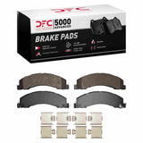 Dynamic Friction 2008-2025 Dodge Ram 4500 Rear/Front 5000 Advanced Semi Metallic Brake Pads and Hardware Kit by Dynamic Friction Company 1551-1335-01