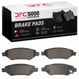 Dynamic Friction 2008-2016 Cadillac SRX Rear 5000 Advanced Ceramic Brake Pads by Dynamic Friction Company 1551-1337-00