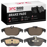 Dynamic Friction 2010-2017 Mercedes-Benz E400 Rear 5000 Advanced Ceramic Brake Pads by Dynamic Friction Company 1551-1341-00