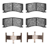 Dynamic Friction 2008-2020 Jaguar XKR Rear/Front 5000 Advanced Low Metallic Brake Pads and Hardware Kit by Dynamic Friction Company 1551-1356-01