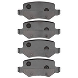 Dynamic Friction 2001-2011 Mercedes-Benz A190 (Mexico) Rear 5000 Advanced Low Metallic Brake Pads by Dynamic Friction Company 1551-1358-00