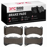 Dynamic Friction 2008-2025 Lexus IS F Front 5000 Advanced Low Metallic Brake Pads by Dynamic Friction Company 1551-1365-00