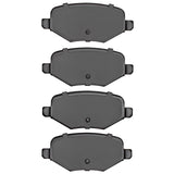 Dynamic Friction 2011-2019 Ford Edge Rear 5000 Advanced Ceramic Brake Pads by Dynamic Friction Company 1551-1377-00