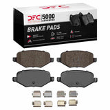 Dynamic Friction 2011-2019 Ford Edge Rear 5000 Advanced Ceramic Brake Pads and Hardware Kit by Dynamic Friction Company 1551-1377-01