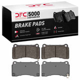 Dynamic Friction 2009-2024 Nissan GT-R Rear 5000 Advanced Low Metallic Brake Pads by Dynamic Friction Company 1551-1383-00