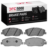 Dynamic Friction 2009-2011 Hyundai Genesis Sedan Front 5000 Advanced Ceramic Brake Pads by Dynamic Friction Company 1551-1384-00