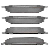 Dynamic Friction 2008-2017 Audi A5 Rear 5000 Advanced Low Metallic Brake Pads by Dynamic Friction Company 1551-1386-00