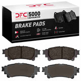 Dynamic Friction 2010-2020 Lexus RX350 Rear 5000 Advanced Ceramic Brake Pads by Dynamic Friction Company 1551-1391-00
