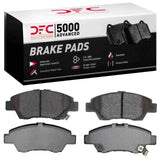 Dynamic Friction 2009-2020 Honda Fit (USA/Canada) Front 5000 Advanced Ceramic Brake Pads by Dynamic Friction Company 1551-1394-00