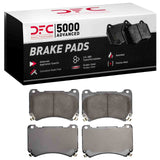 Dynamic Friction 2009-2014 Hyundai Genesis Sedan Front 5000 Advanced Ceramic Brake Pads by Dynamic Friction Company 1551-1396-00