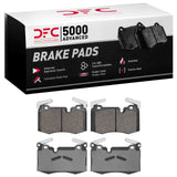 Dynamic Friction 2009-2014 Mini Cooper Clubman Front 5000 Advanced Low Metallic Brake Pads by Dynamic Friction Company 1551-1403-00