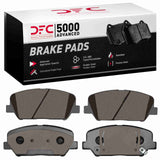 Dynamic Friction 2010-2016 Hyundai Genesis Coupe Front 5000 Advanced Ceramic Brake Pads by Dynamic Friction Company 1551-1413-00