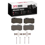 Dynamic Friction 2010-2011 Mercedes-Benz E550 Front 5000 Advanced Ceramic Brake Pads and Hardware Kit by Dynamic Friction Company 1551-1420-01