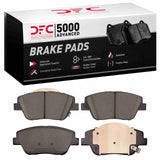 Dynamic Friction 2009-2016 Hyundai Sonata Front 5000 Advanced Ceramic Brake Pads by Dynamic Friction Company 1551-1444-00
