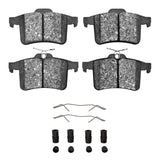 Dynamic Friction 2010-2019 Jaguar XJR575 Rear 5000 Advanced Low Metallic Brake Pads and Hardware Kit by Dynamic Friction Company 1551-1449-01